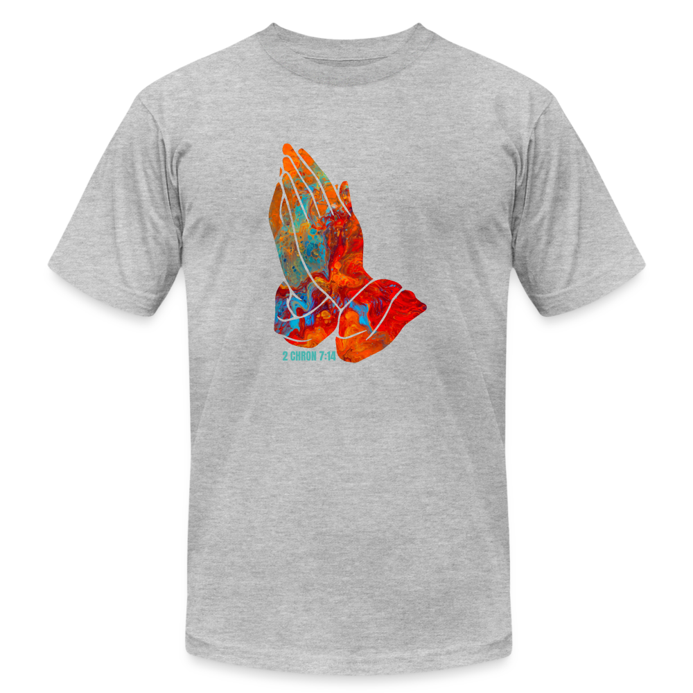 PRAY Unisex Jersey T-Shirt - heather gray