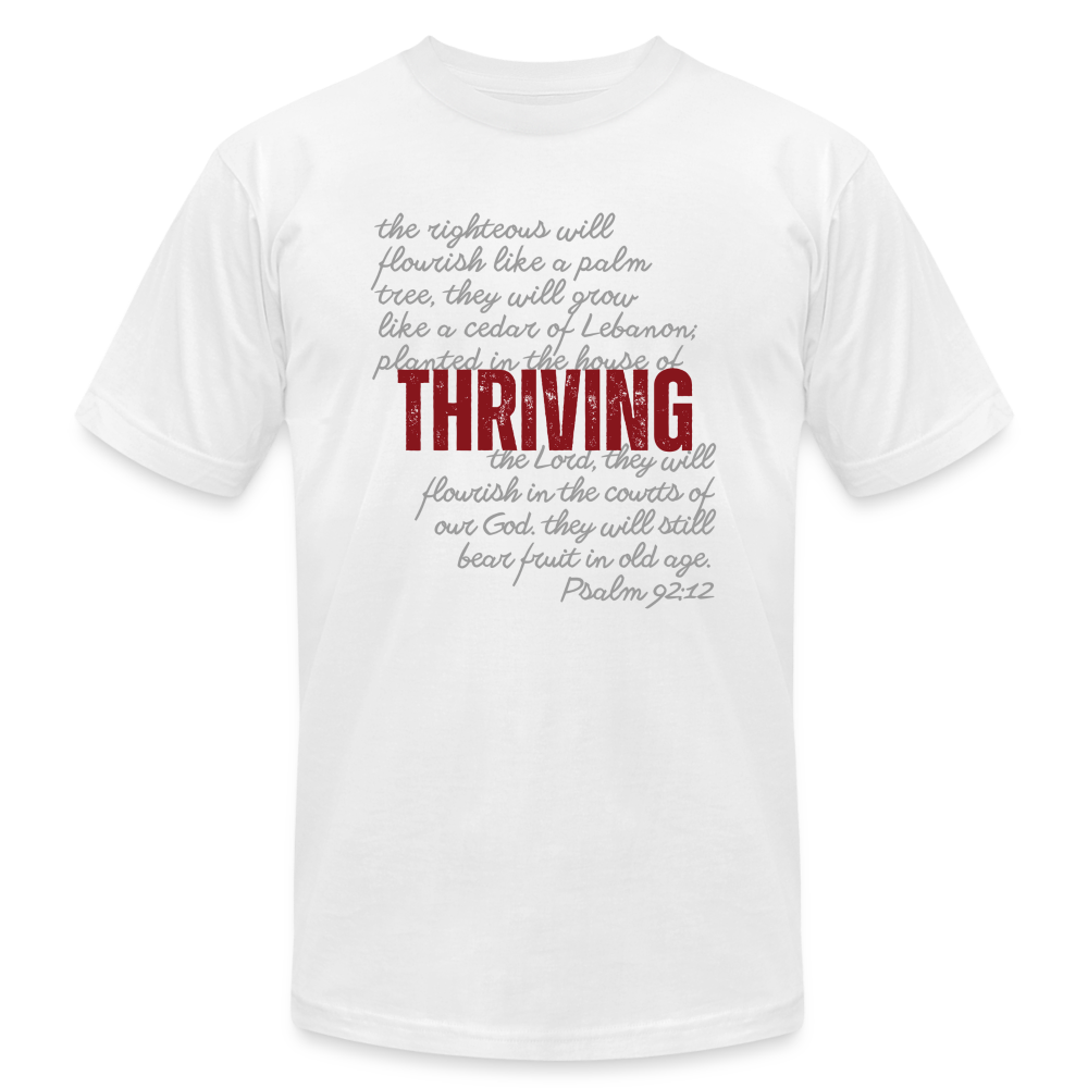 Thriving Unisex Jersey T-Shirt - white