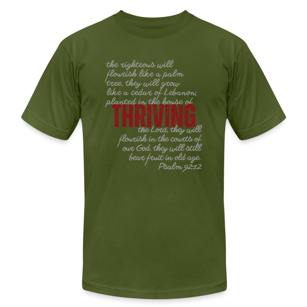 Thriving Unisex Jersey T-Shirt - olive