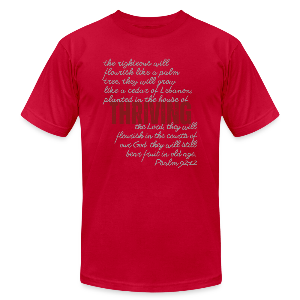 Thriving Unisex Jersey T-Shirt - red