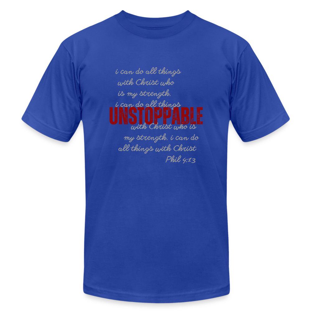 Unisex Jersey T-Shirt by Bella + Canvas - royal blue