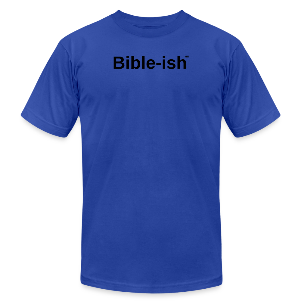 NEW Unisex Bible-ish® Jersey T-Shirt - royal blue