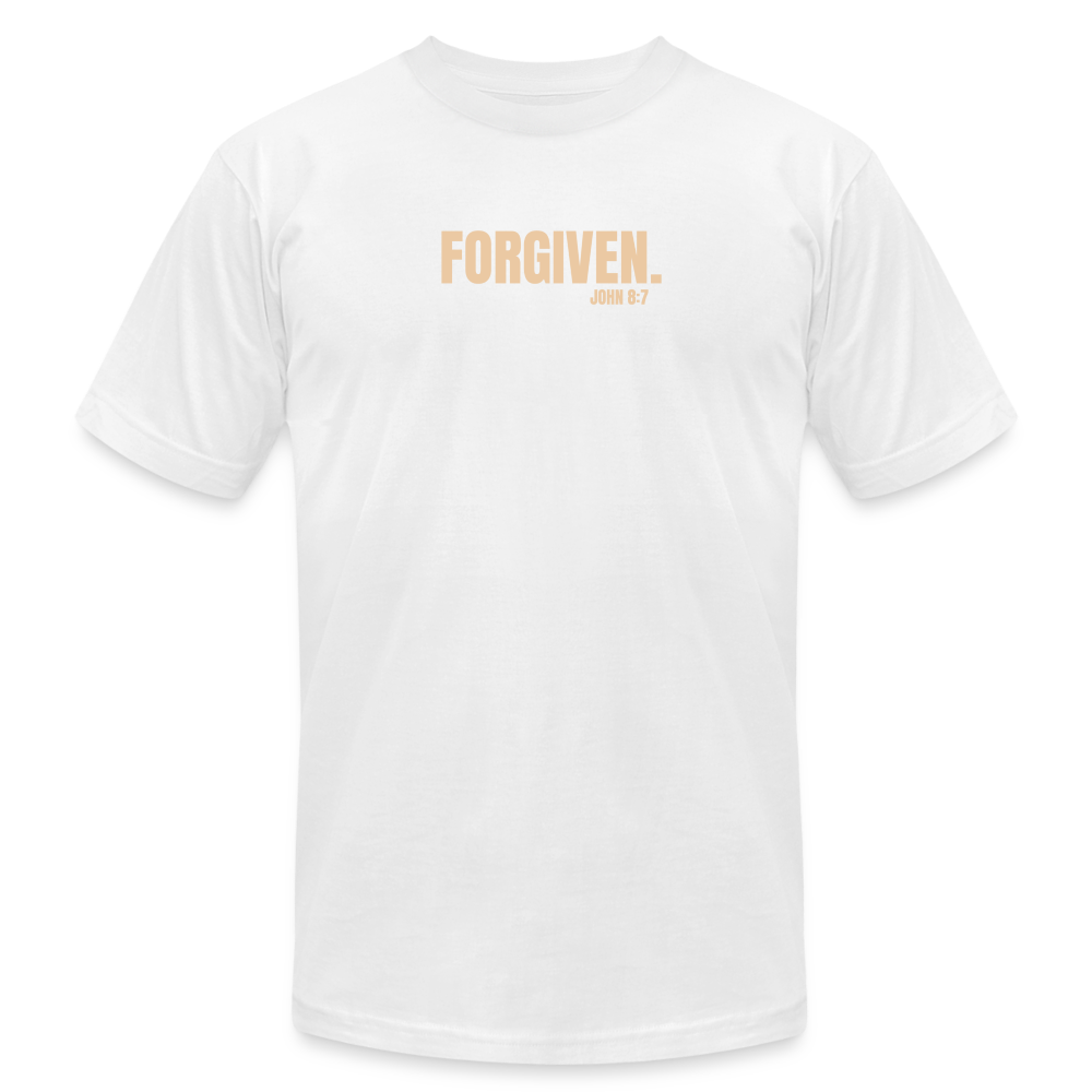 FORGIVEN Unisex Jersey T-Shirt - white
