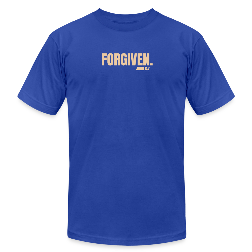 FORGIVEN Unisex Jersey T-Shirt - royal blue