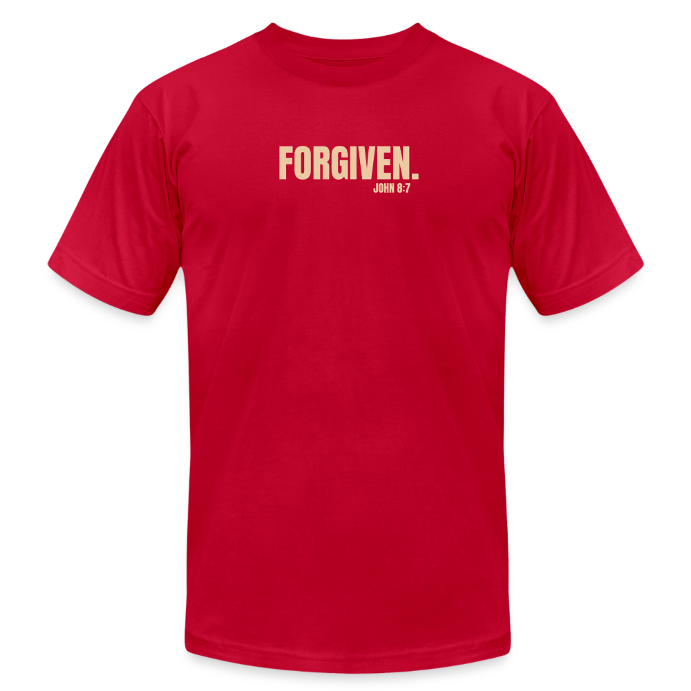 FORGIVEN Unisex Jersey T-Shirt - red
