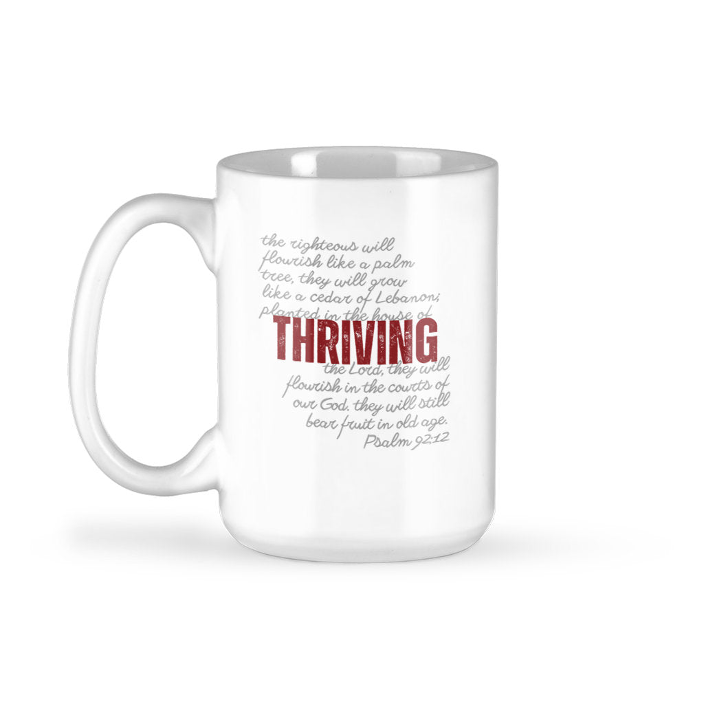 Psalm 92:12 15 ounce Mug