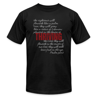 Thriving Unisex Jersey T-Shirt - black