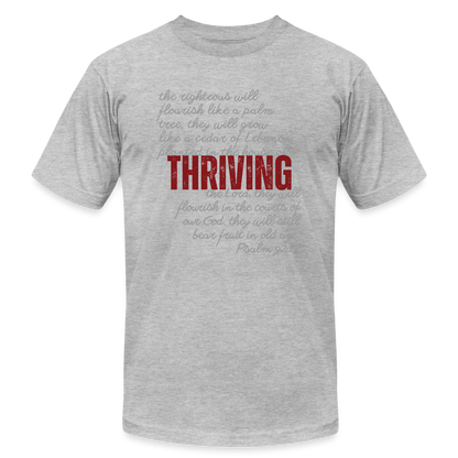 Thriving Unisex Jersey T-Shirt - heather gray